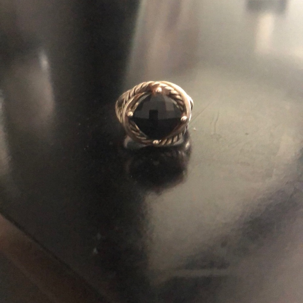 David Yurman Black Onyx Infinity Ring